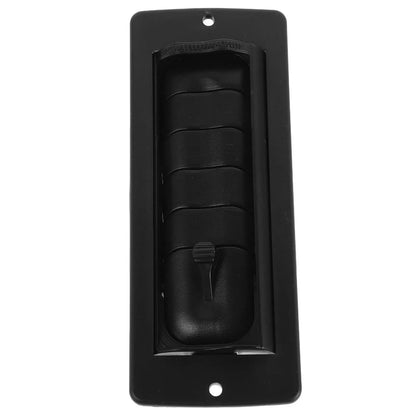 Black Plastic Mount Heater Vehicle Air Conditioning Outlet Car Vent Grill Universal Dashboard Truck Electrical Part Interior