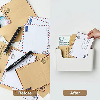 Self Adhesive Storage Box Rack for Door Home Kitchen Bathroom Fridge Organizer Stand Multifunctional Wall Mounted Storage Basket