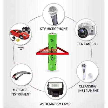 Original Rechargeable Battery 1.5V AA 9800mAh+AAA 8800mAh+Charger for Computer Clock Radio Video Game Digital Camera AA AAA