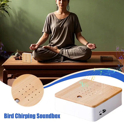 Bird Singing Speaker Versatile Smart Noise Machine Motion Sensor Singing Bird Box Smart Animal Noise Machine For Bedroom