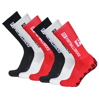 Lixada Outdoor Sports Running Socks Stretcy Socks Athletic Football Soccer Socks Anti-Slip Socks with Grips