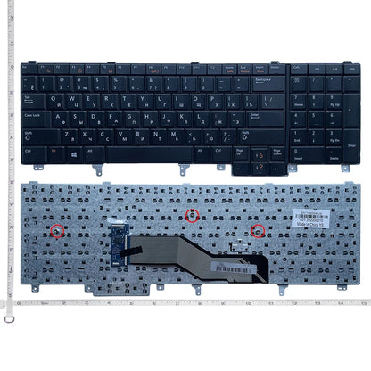 US/RU/LA Laptop Keyboard For Dell Latitude E6520 E5520 E5530 E6530 M4700 M6700 M4600 M6600 M4800 M6800 E6540 P14F P15G P19F P25G