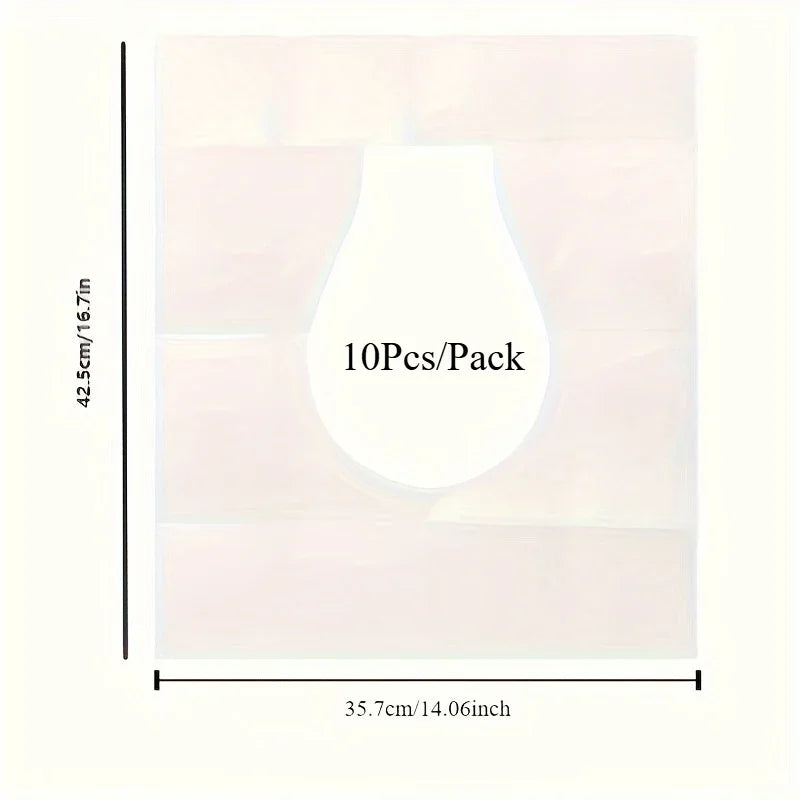 Disposable Toilet Seat Cover Portable Travel Camping Hotel Bathroom Toilet Mat Pads Degradable Soluble Water Toilet Covers Paper