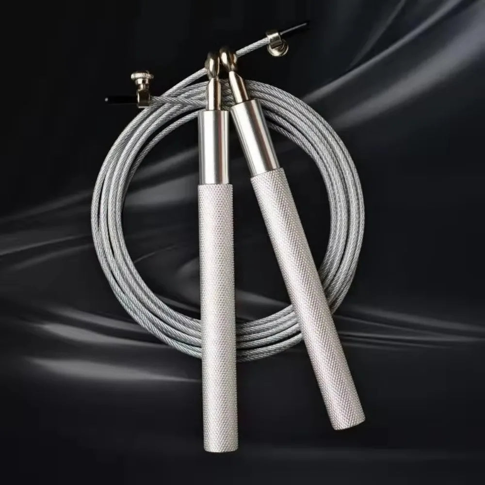 3 Meters Speed Skipping Rope Adjustable 360° Swivel Ball Bearing Boxing Skipping Rope Steel Wire Aluminum Alloy