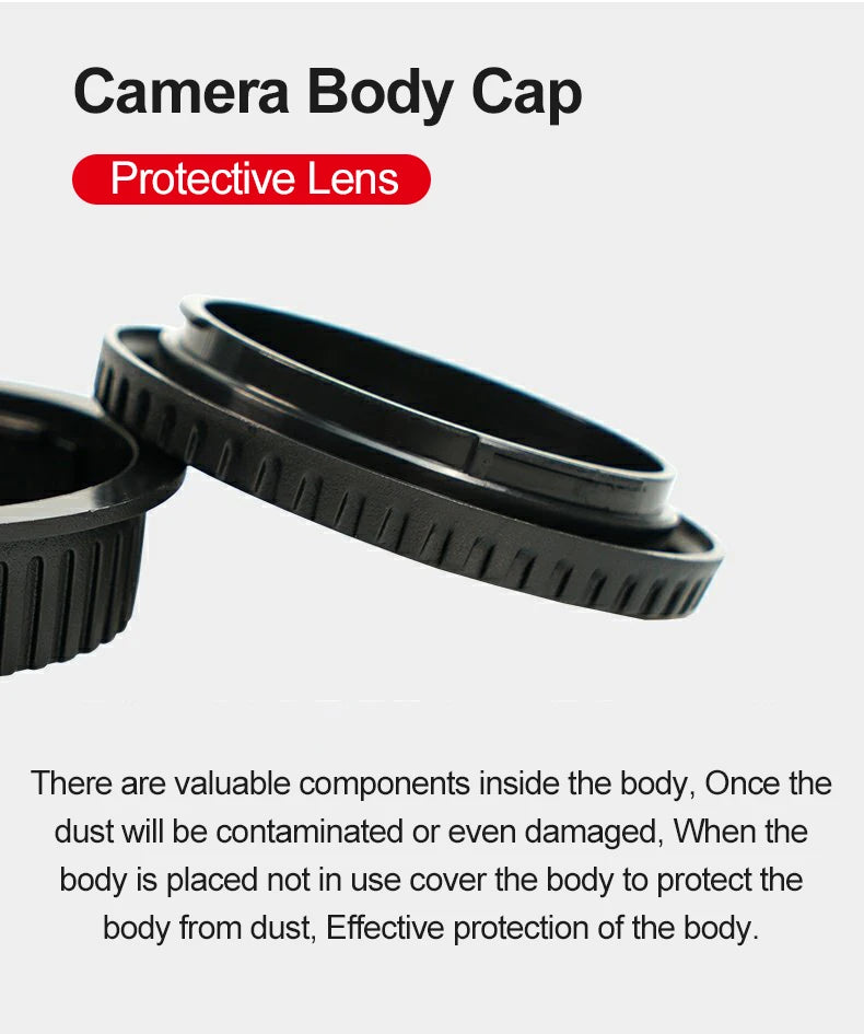 Camera Lens Cap Camera Body for Pentax K Mount SLR Camera Body Cap Lens Rear Cap PK Camera Cap