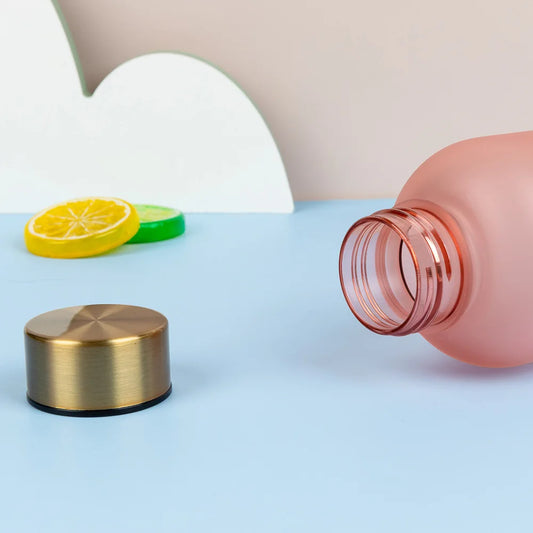 1L Water Bottle With Time Marker Reusable Leakproof Sports Water Bottle for Fitness Sports Outdoors Travel Frosted Drink Bottles