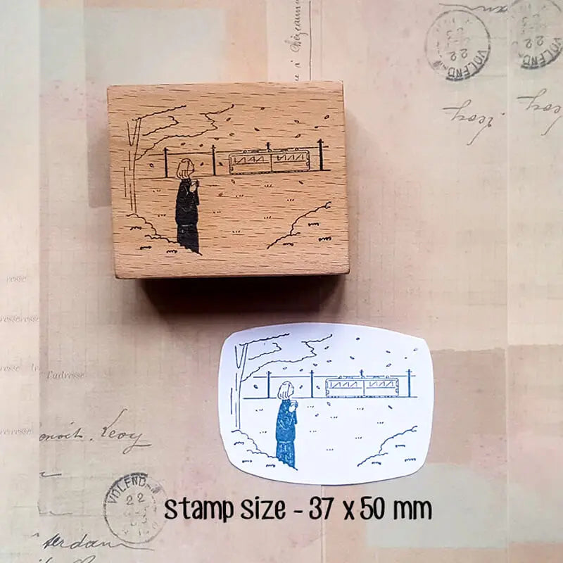 Stamp Scrapbooking  8 Types Scrapbook Journaling Stationary Stamp