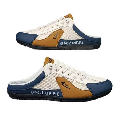 Summer Men's Half Slippers Trendy New Casual Shoe Light Walking Flats for Men Non Slip Sneaker Hot Sale Man Shoes Zapatos Hombre