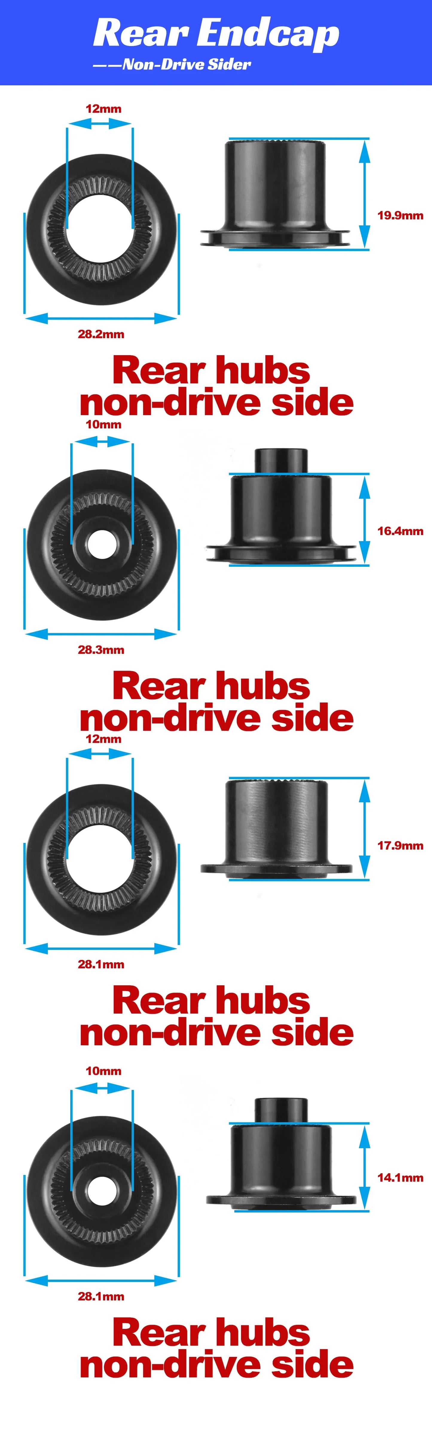 ARC hubs Converter mtb mountain bike hubs cap MT039 MT010-PRO 005 006 007 009 15mm 9mm 12mm 10mm bicycle hub adaptor Accessories