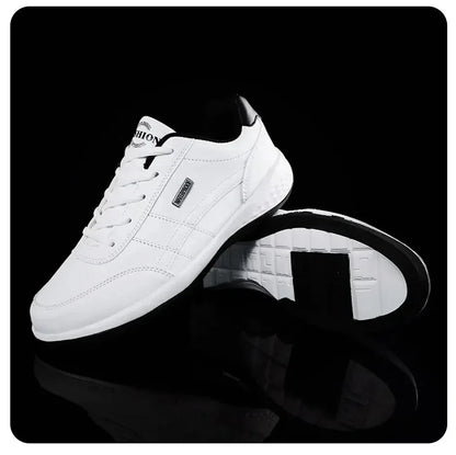 Men's Sneakers Sports Casual Shoes Leather Outdoor Men Walking Shoe Four Seasons Soft Bottom