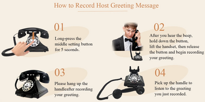 Audio Guest Book Phone wedding guest voice blessing message book banquet voice check-in message phone birthday party celebrati