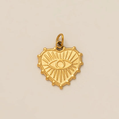 1 Love Blessing Series Pendant Accessory from Europe and America, DIY Accessory Gold Plated and Color Preserved
