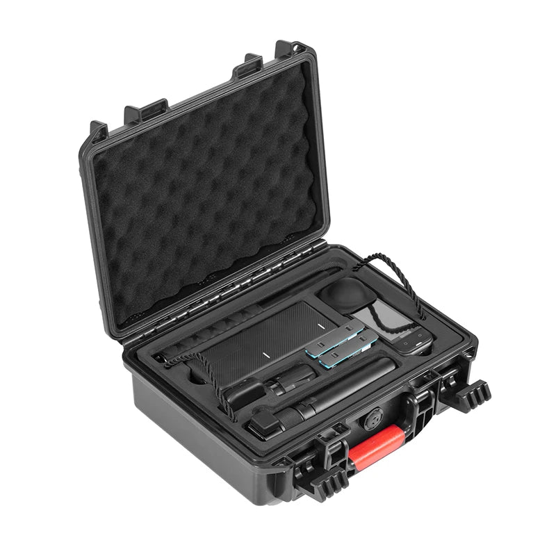 STARTRC Insta360 X5 Camera Accessories 2 Layers Hard Case Carrying Case Waterproof Portable Travel Box for Essentials Bundle