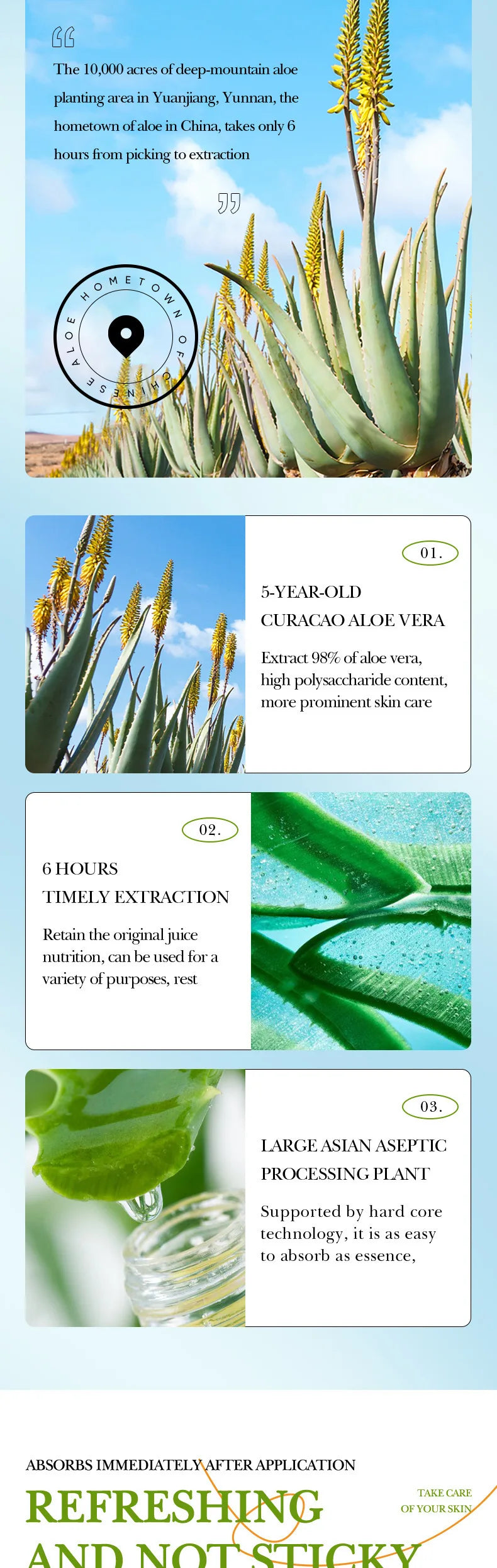 SADOER Lip Aloe Balm Nourishing, Hydrating and Moisturizing Preventing Cracking and Repairing Lips Gentle Non Irritating