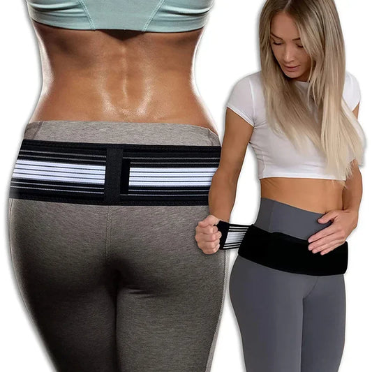 Sacroiliac SI Joint Hip Belt Lower Back Support-Hip Braces for Hip Pain Pelvic Support Belt Sciatica Ease Protect