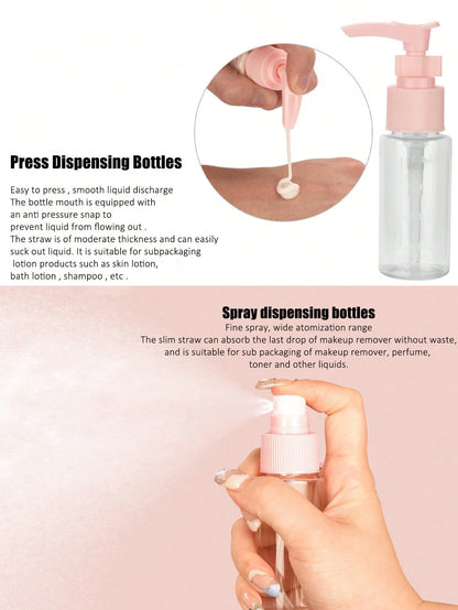 14pcs Travel Bottles Kit Leak Proof Travel Containers for Toiletries with Bag Portable Refillable Containers for Toiletries Sham