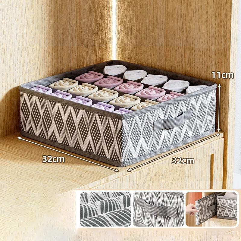 Underwear Organizers Of Cabinets And Drawers Wardrobe Clothes Bra Organizer For Underwear Socks Pants Home Foldable Storage Box
