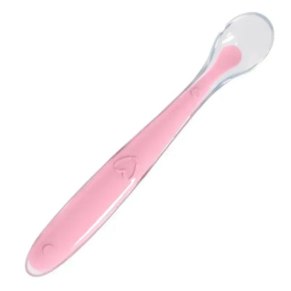 1pcs Silicone Spoon for Baby Infant Feeder Spoons for Children Kids Soft Safety Feeding Spoons BPA Free Baby Utensils Flatware