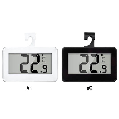 Mini Refrigerator Fridge Thermometer Max/Min Record Function Room Thermometer Refrigerator/Freezer Digital Thermometer for Home