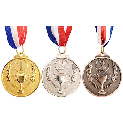 Sports Wheat Props Awards Trophy Medal Trophy Children Sports Game Prize Awards for Championship Cheerleading Sports Competition