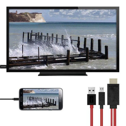 MHL Micro USB to HDMI 1080P HD TV Cable Adapter for Android Phones 2m
