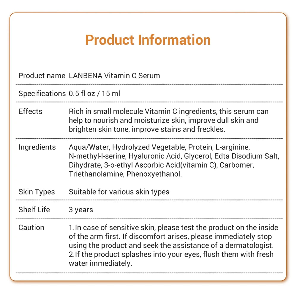 LANBENA Vitamin C Essence  Skin Care