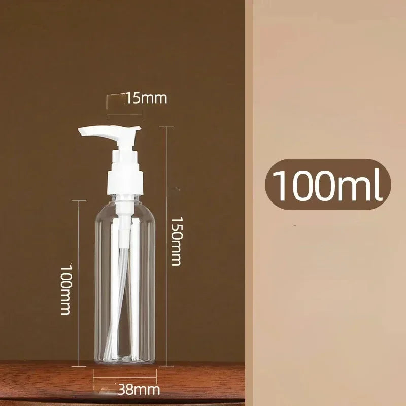 Plastic Refillable Pump Bottle with Lotion Pump Dispenser For Lotions Shampoo Cleaning Products Aromatherapy