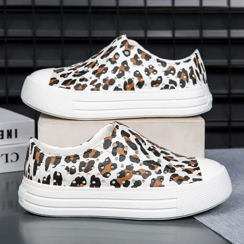 Summer Women Beach Sandal EVA External Wear Cave Sandal Big Kid Casual Shoe Heightening Sandal Thick Bottom Hole Garden Shoe