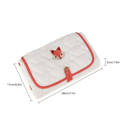 Baby Foldable Diaper Changer Baby Changing Mat Waterproof Changing Pad Portable Diaper Bag Newborn Bedding Supplies Storage Bags