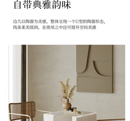 Folding paper table bedside table shelf living room bedroom simple folding storage sofa side cabinet coffee table 롤테이블 이동식테이블