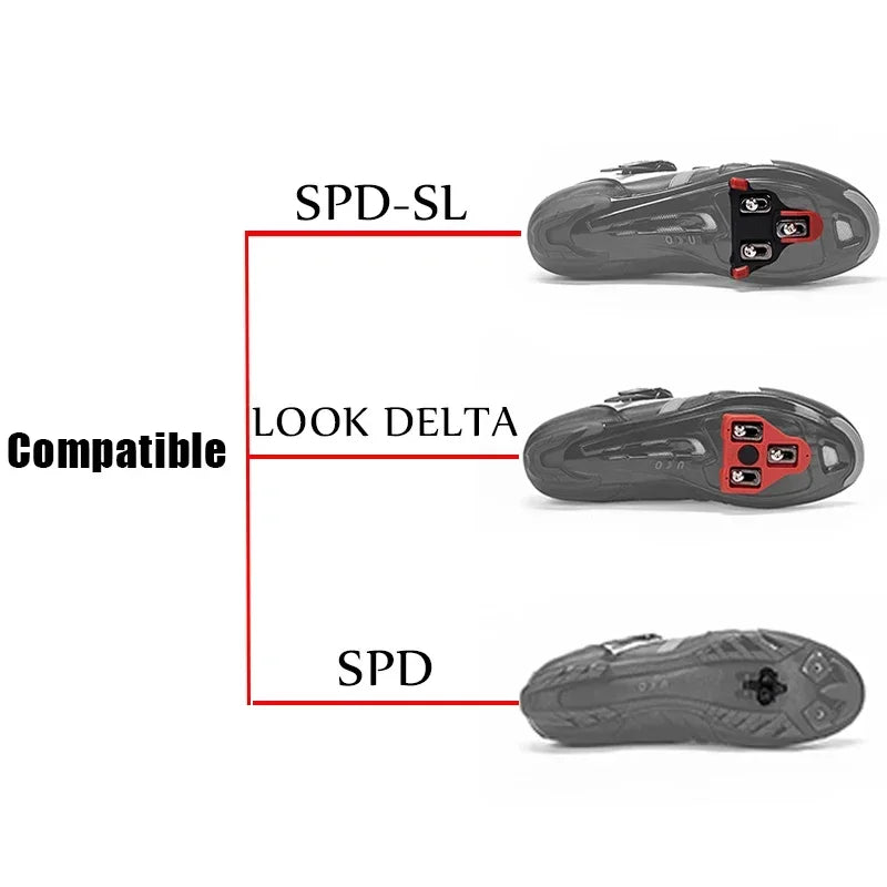 BUCKLOS Bike Pedal Cleat Fit Shimano SPD Bike Pedal Cleat for LOOK KEO/SPD-SL/LOOK Delta/SPD MTB Road Bicycle Cycle Shoes Cleats