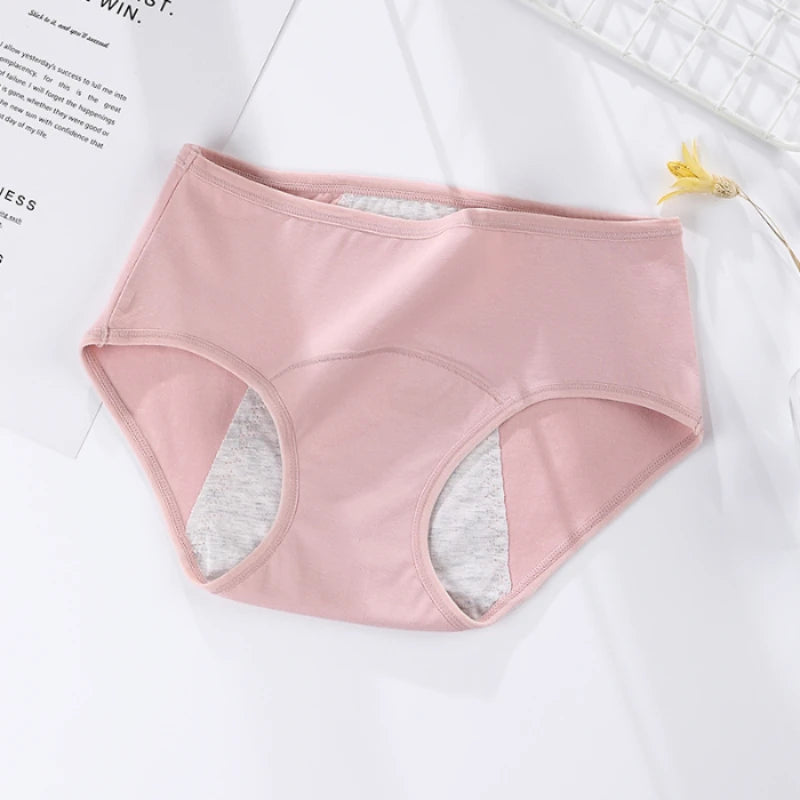3PCS/set Women's menstrual briefs large flow postpartum water absorption leakproof briefs women's pure cotton menstrual briefs