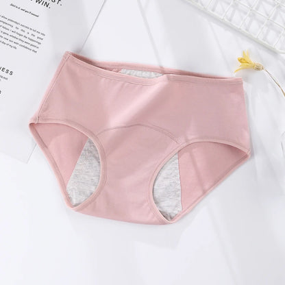 3PCS/set Women's menstrual briefs large flow postpartum water absorption leakproof briefs women's pure cotton menstrual briefs