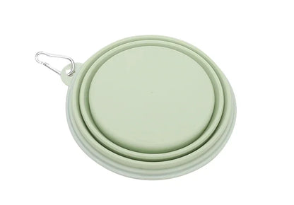 Dog Feeders Folding Silicone Bowl Outdoor Travel Foldable Portable Cat Dog Food Water Container Feeding Tray Bowl Pet Supplies