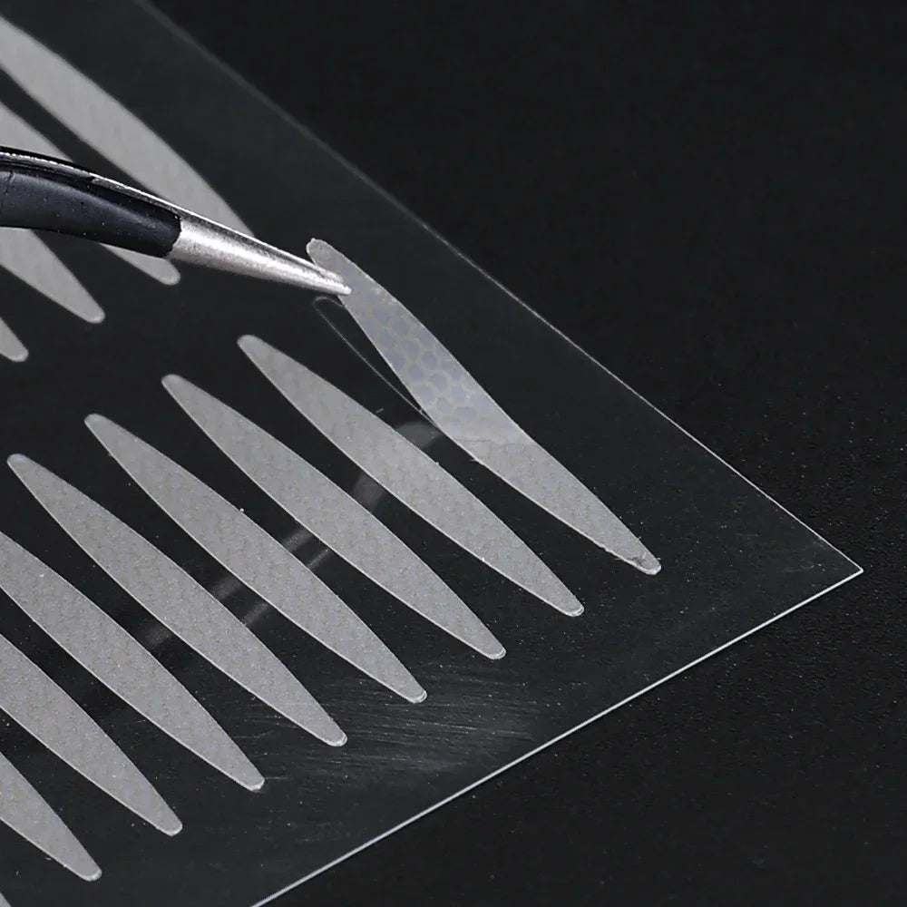 1Sheet Double Eyelid Tape Invisible Natural Eyelid Lift Band Self Adhesive Transparent Lace Fiber Waterproof Eye Stickers Tools