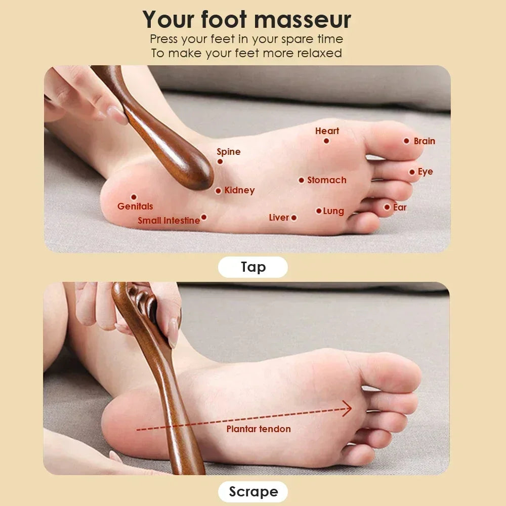Scalp Massager Gua Sha Tool Wooden Massage Wood Comb Scalp Head Oil Massager Scalp Hair Comb Tools Hair Care