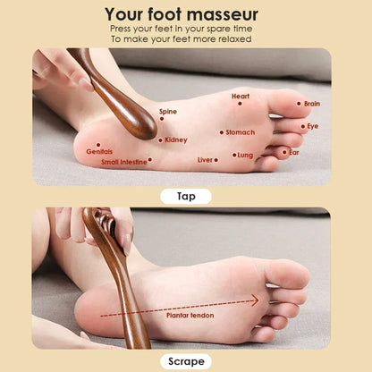 Scalp Massager Gua Sha Tool Wooden Massage Wood Comb Scalp Head Oil Massager Scalp Hair Comb Tools Hair Care