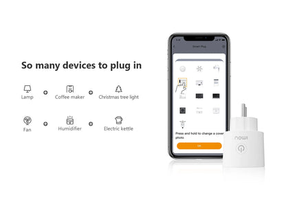 IMOU CE1 Smart Socket EU Smart Plug With Power Energy Monitoring Remote Control Voice Control Support Alexa Assistant 220-240V