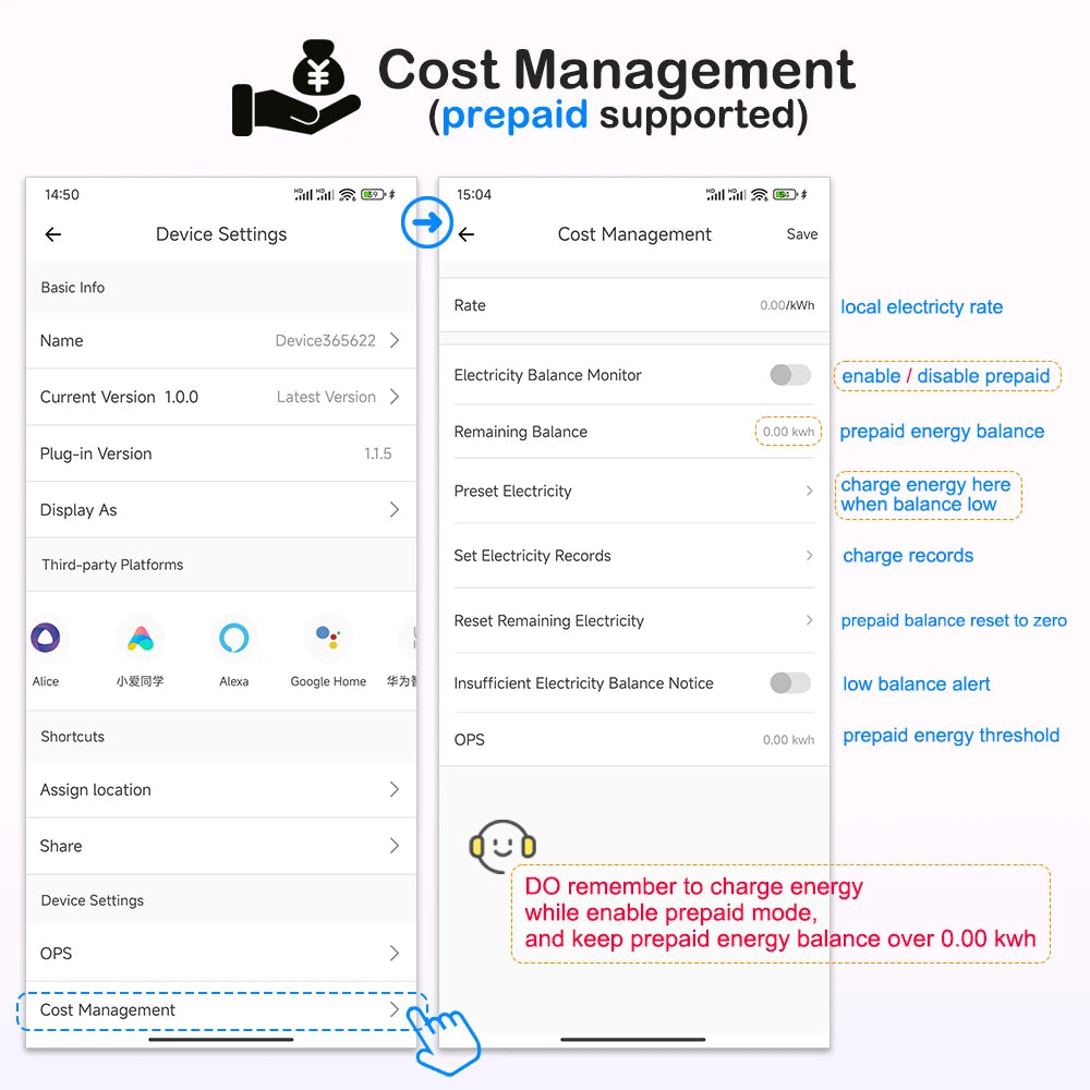 eWeLink Smart Switch with Power energy Monitoring Timer Switch App Monitoring Current  Voltage Consumption