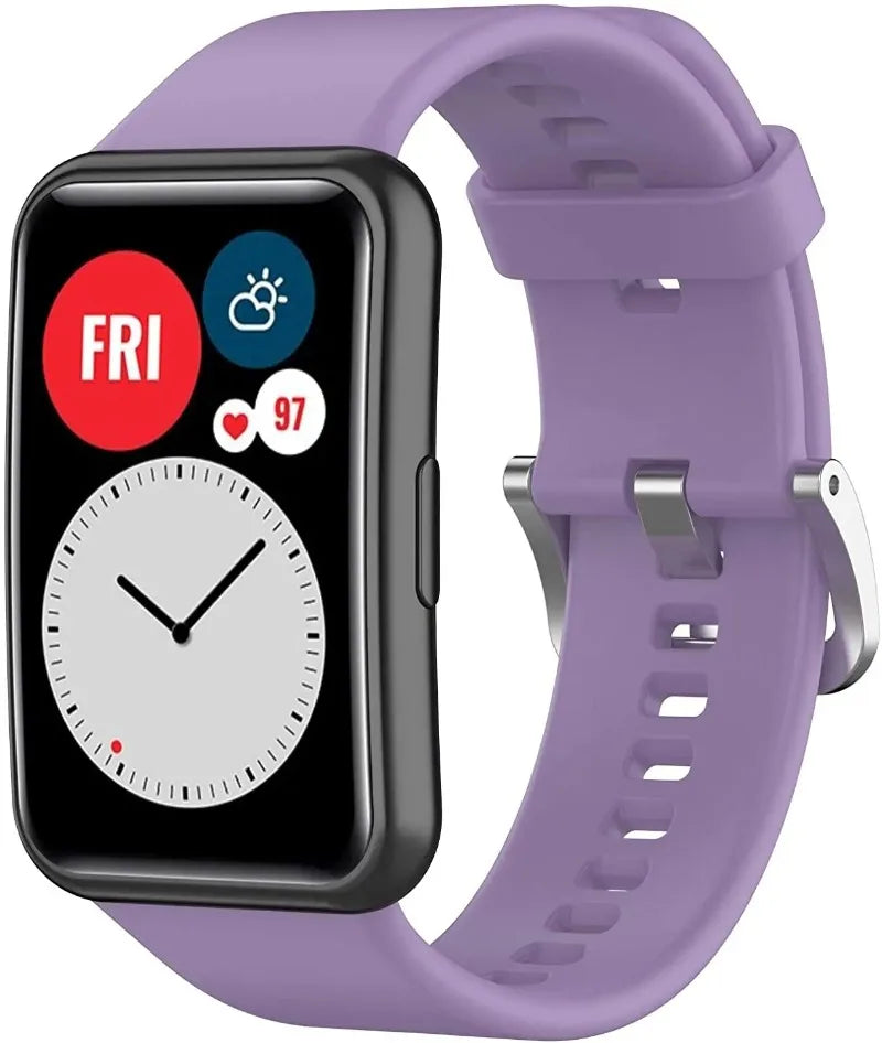 Silicone strap for Huawei Watch Fit Original Smart watch replacement Huawei Fit Bracelet wristband Huawei Watch Fit new Correa