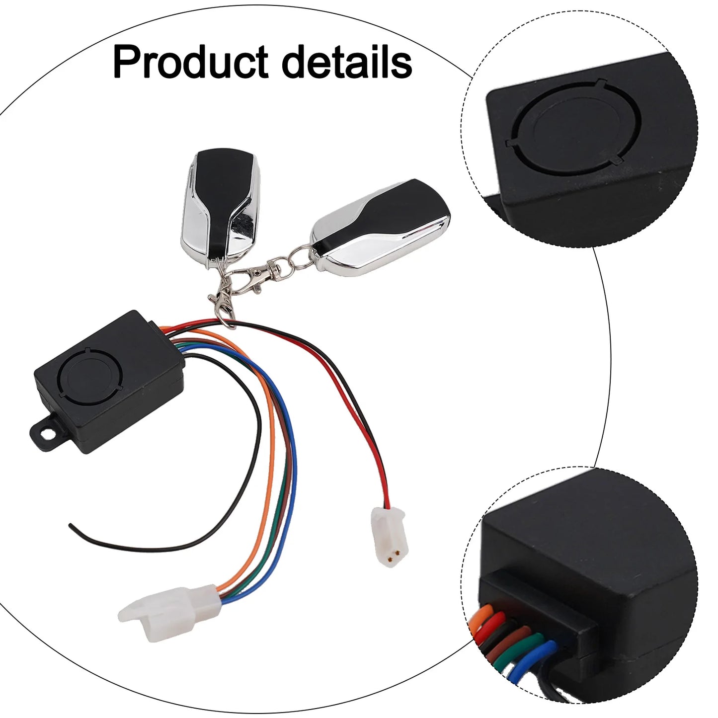 36V-72V Electric Bicycle Smart Alarm Anti-Theft Lock Waterproof Dustproof Remote Control Lock Ebike New