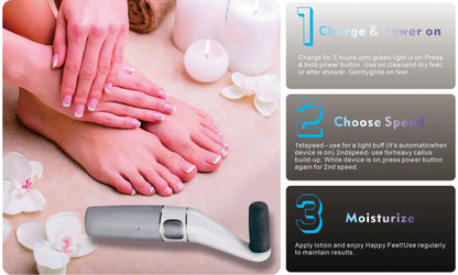 Electric heel crack dead skin scrub electric grinding foot care tool professional dead hard skin scab remover tool