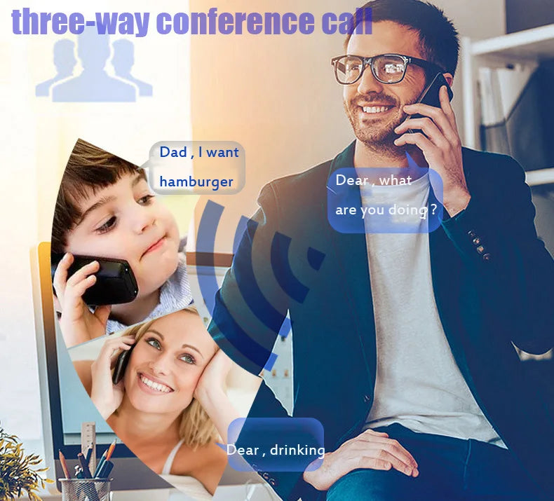 cordless Answering Machine 2.4G Corded Phone Handset  office home hotel Long Range Wireless Telephone 1- 4 handstes table phone