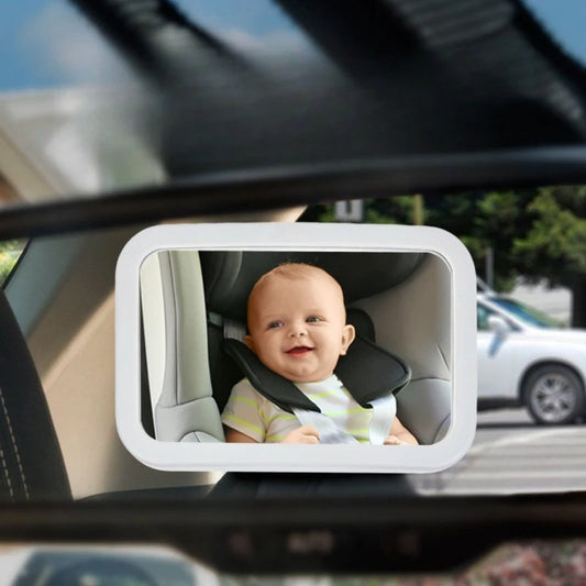 Observation Mirror With Light HD Large Vision Car Accessories Rearview Baby Rear View Child Interior Parts Automobiles
