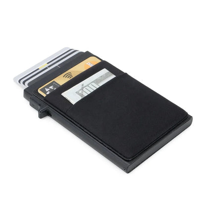 Rfid Blocking Pop Up Credit Card Holder Thin Mini Minimalist Slim Wallets Metal Cardholer Case Wallet for Men Carteras Choice
