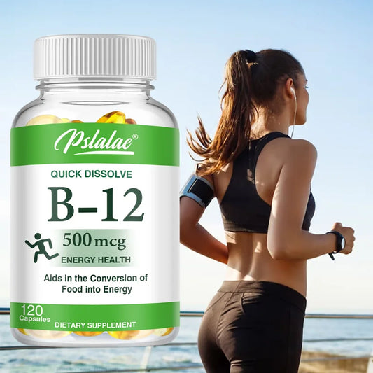 Vitamin B12 Supplement 500 mcg for optimal absorption