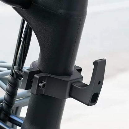 Bicycle Front Hanging Hook Free Punch Sturdy Tube Storage Hook Holder Rack Hanger for Electric Scooter Bike Motorcycle