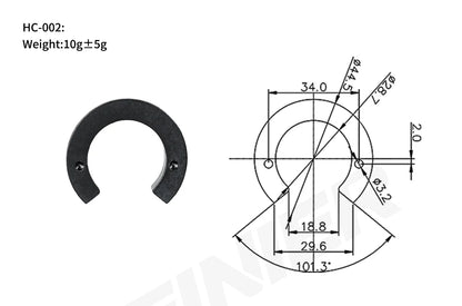 Headset cover Bicycle Headset Base Spacer Crown Race  MTB/Road Bike Universal Headset Washer gravel bike Internal Headset cover