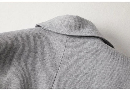 Office Lady Casual Blazers For Women 2024 Autumn Fashion Single Button Long Sleeve Outerwears New In Coats & Jackets Elegant