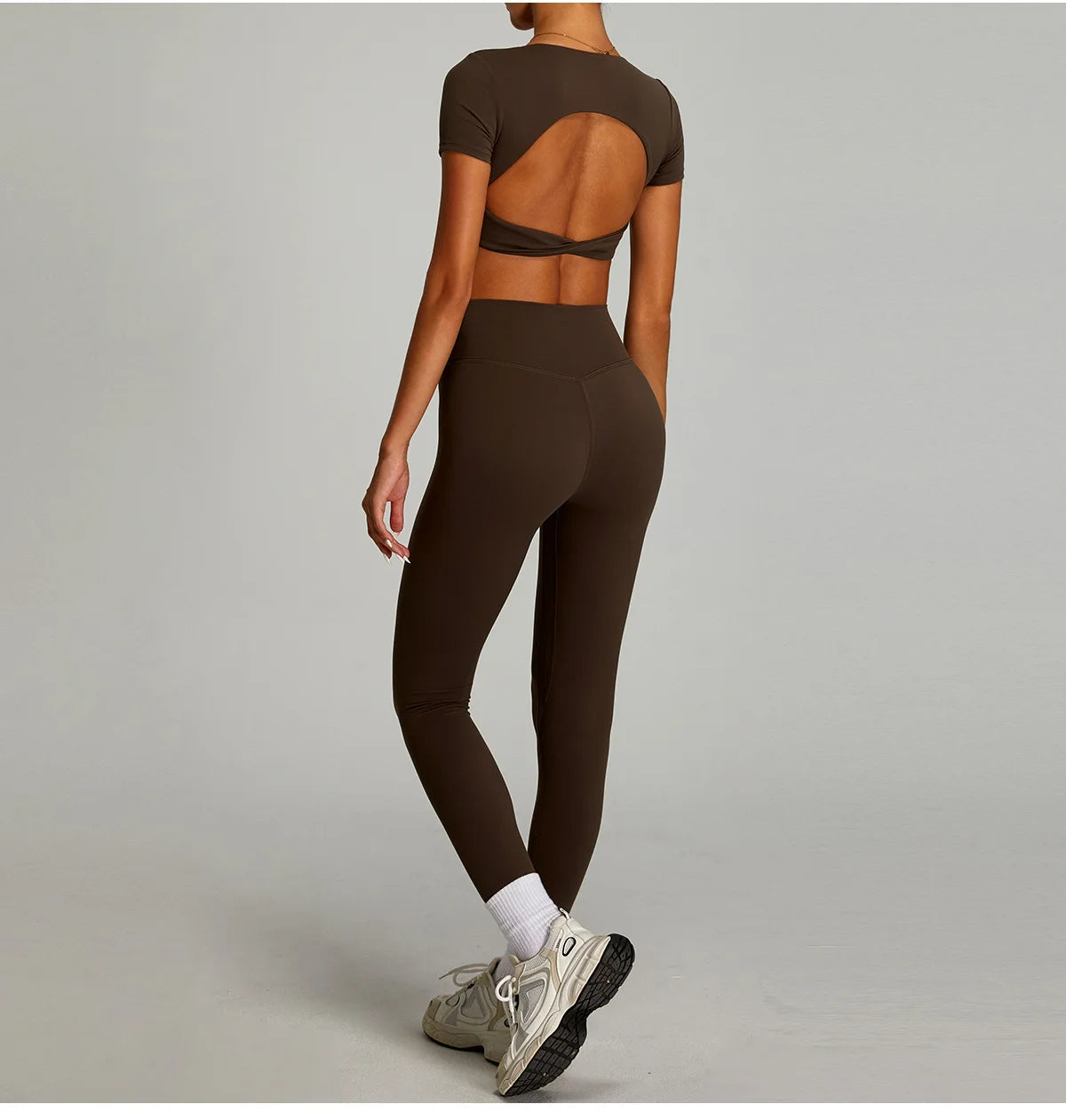 Yoga Pants Sports Leggings Women High Waist Tights Elastic Yoga Pants Training Running Gym Quick Dry Breathable Leggings Female